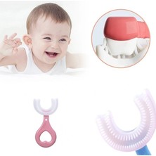 Renas Store Silikon Çocuk Fırçası Tartar Temizleyici (2-12 Yaş) - Pembe