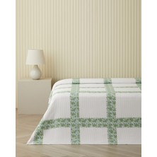 English Home Petty Chic Çift Kişilik Pike 200x220 cm Yeşil