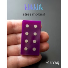 Klikklik Manyetik Stres Yönetim Ürünü Fidget - Mor