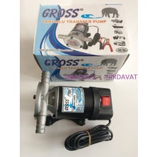Gross 12VOLT Yağ Sıvı Mazot Aktarma Pompası 3/4 Mazot Pompası