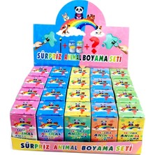 Sahra Süpriz Animal Boyama Seti Kutuda - 1 Adet