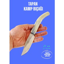 Tapan Bıçağı Tapan Av-Kamp Bıçağı 26 cm Dövme Yay Çeliği Ala