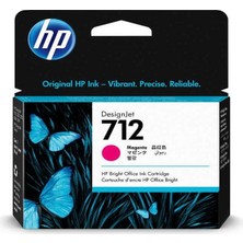  712 magenta kırmızı 29ml plotter kartuşu 3ed68a