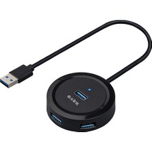 S-Link Swapp 4 Port Usb 3.0 Gri Hub SW-U300