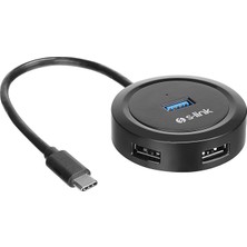 S-Link Sw-U340 4 Port Usb 3.0 Gri Type-C Hub