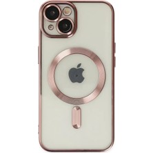 Mey Ithalat®   iPhone 14 Kılıf Kross Magneticsafe Kapak - Rose