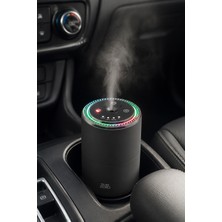 Exenar Rgb Otomatik Buharlı Araç Parfümü Aromalı Koku Difüzörü Şarjlı 1000MAH Buharlı Hava Nemlendirme