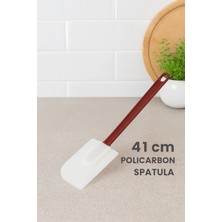 Siliconly 41CM Polikarbon Isıya Dayanıklı , Kırılmaz, Yanmaz,yapışmaz Silikon Uçlu Spatula