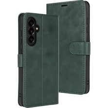 Mey Ithalat®  Samsung Galaxy S25 Fe Trend S Plus Kapaklı Kılıf - Yeşil