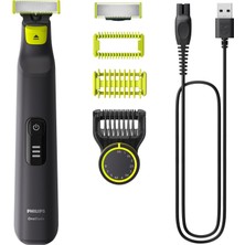 Esmo Home Oneblade Pro Yüz ve Vücut Için Hibrit Tıraş Makinesi,sakal Şekillendiriği, Islak/kuru Kullanım, 12 Uzunluk Ayarlı Tarak, 1 Yedek Bıçak, Vücut Tarağı, Cilt KORUMASI,QP6542/10