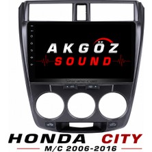 GÖZA-X Honda Cıty Mc 2006-2016 Multimedya Çerçevesi  10 Inç Soketleri İÇİNDE