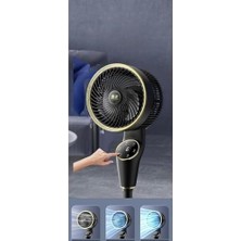 Esmo Home 90CM Ultra Sessiz Ayaklı Vantilatör Uzaktan Kumandalı 360 Denerece Dönüş, Dijital Ekranlı Ayarlanabilir 3 Farklı Boy Masaüstü Veya Zeminde Kullanım CVR-MX45 (Siyah)