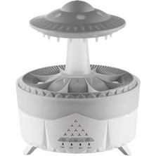 Esmo Home Ufo Yağmur Efektli Hava Nemlendirici – Ultrasonik Buhar, Sessiz Çalışma, 7 Renk LED Işık, Zaman Ayarlı (2h/4h/8h), Otomatik Kapanma, Aromaterapi Uyumlu