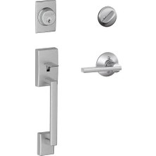 Esmo Home Yüzyılda Tek Silindir Handleset Motorları ve Latitude Kolu, Saten Krom (F60 Cen 626 Lat)