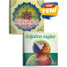 Gong Mandala 2li Set - Her Yaş Için Mandala Boyama Kitabı