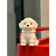 Mays 3D Studio Sevimli Köpek Biblo – 3D Baskı Dekoratif Köpek Figürü