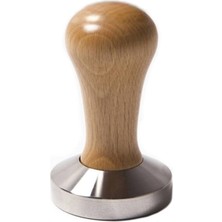 Vodinox Cafe Bar Barista Ekipmanları Kahve Espresso Tamper Temper Inox Paslanmaz Ahşap Saplı 51 mm