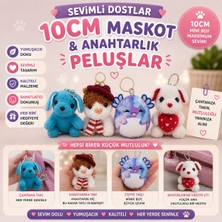 Squishmallows Orjinal 4 Adet Maskot Peluş Anahtarlık Aksesuar