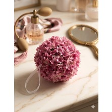 Pembe Çiçek Topu Yapay Dekor