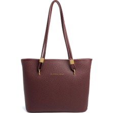 Silver & Polo Silver Polo Bordo - Bordo Mini Rolax Kadın Omuz Çantası SP1239