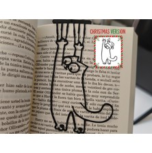 Mays 3D Studio Kedi Figürlü Kitap Ayracı – 3D Baskı Dekoratif Ayraç