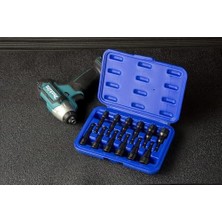 Esmo Home Neiko 10250A Manyetik Altıgen Somun Anahtarı Kit, Cr-V Çelik, 6,35 mm Hızlı Değiştirme Altıgen Şaft, Sae ve Metrik, 12 Parçalı Set