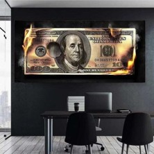 Şehzat Dekoratif Dolar Kanvas Tablo