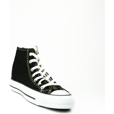 Look Life 1003 Siyah Keten Kadın Sneaker Ayakkabı