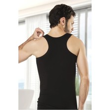HMD 3 Lü Paket Erkek Lcyralı Sporcu Siyah Atlet T-Shirt (700-701)