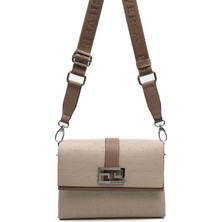 Silver & Polo Silver Polo Bej - Latte Fashion Kadın Çapraz Çanta SP1009