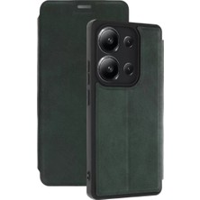 Newface Xiaomi Redmi 15C 4g Flip Cover - Yeşil