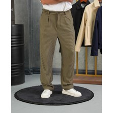 Modefendicom Fitil Desen Baggy Pantolon