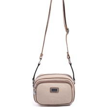 Silver & Polo Silver Polo Bej - Latte Fashion Kadın Çapraz Çanta SP1111