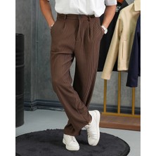 Modefendicom Fitil Desen Baggy Pantolon