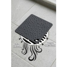 Siliconly Silikon Kötü Koku Önleyici Mat, Banyo Mutfak Lavabo Balkon Gider Kapatıcı Kapak ,böcek Önleyici 15 cm