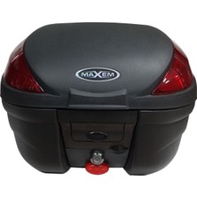 Maxem Motosiklet Arka Çantası Siyah 35 Litre Full Motor Çanta Sl-35