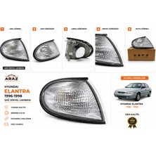 Hyundai Elantra 1996-1998 Sağ Sinyal Lambası | Şeffaf Cam | Birebir Uyum 9230234820 Depo 221-1506R-UE