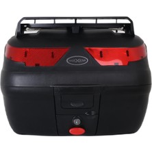 Maxem Motosiklet Arka Çantası Siyah 40 Litre Topcase Motor Çanta Full Sl-40