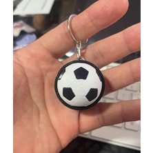 Mays 3D Studio 3D Baskı Futbol Topu Clicker Anahtarlık Tık Sesli Stres Oyuncağı