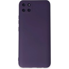 Newface Realme C11 Kılıf Nano Içi Kadife Silikon - Mor