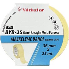 Yıldızlar  Byb-25 Maskeleme Bandi 36 Mm*25 mt
