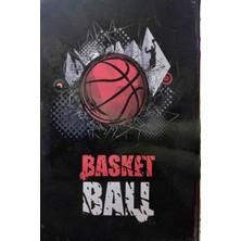 Mikro Kilitli Hatıra Defteri Günlük Basketbol Basket