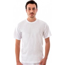 Seher Yıldızı SER0003 Beyaz Erkek Atlet 3XL %100 Pamuk Esnek Kumaş 6 Adet