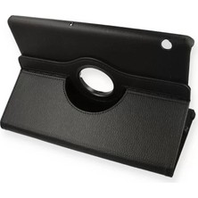 Newface Huawei Mediapad T5 10 Kılıf 360 Tablet Deri Kılıf - Siyah