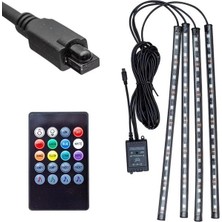 Powermaster Sese Duyarlı Araç Içi Rgb LED Animasyon
