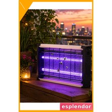 Esplendor Ev Balkon Mutfak Için Elektrikli Sinek Savar Uv Işıklı Sessiz Lamba