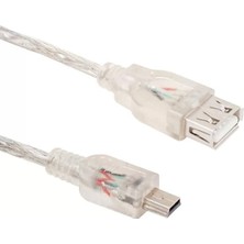 Powermaster USB 5 Pin Erkek-Usb Dişi 1 Metre Kablo