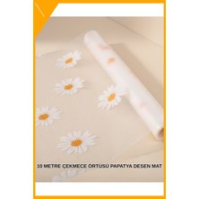 Esplendor 10 Metre Papatya Desenli Kolay Temizlenebilir Çekmece Matı