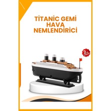 Esplendor 7 Renk Ortam Işıklı Dekoratif Gemi Tasarım Hava Nemlendirici Difüzör