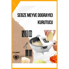 Esplendor Döner Mekanizmalı Rende Bıçaklı Sebze Dilimleyici Seti